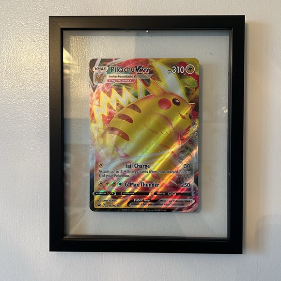 Pokémon 151 pikachu large card framed authentic sword and shield collection - Picture 2 of 7